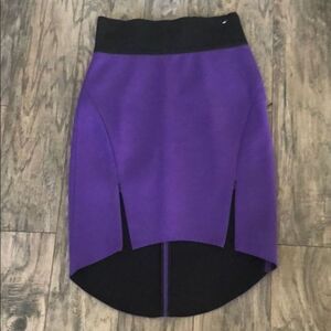 NWOT High Low Skirt in Purple 
MILLY MILL-WQ106